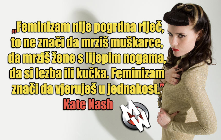 Poznata kantautorica Kate Nash iza umiljatog pogleda često krije snagu riječi i oštrinu uma.