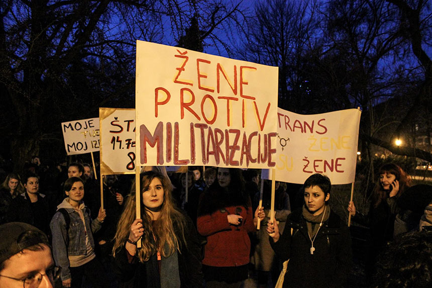 Noćni marš za Dan žena